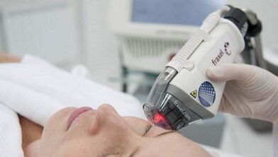 How is fractional skin rejuvenation performed
